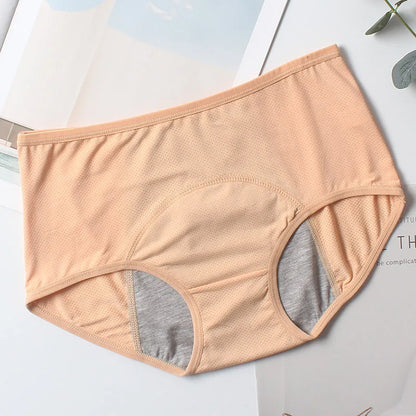 5pcs/Set Menstrual Panties Women Sexy Pants Leak Proof Incontinence Underwear Period Proof Cotton Briefs High Waist Warm Female