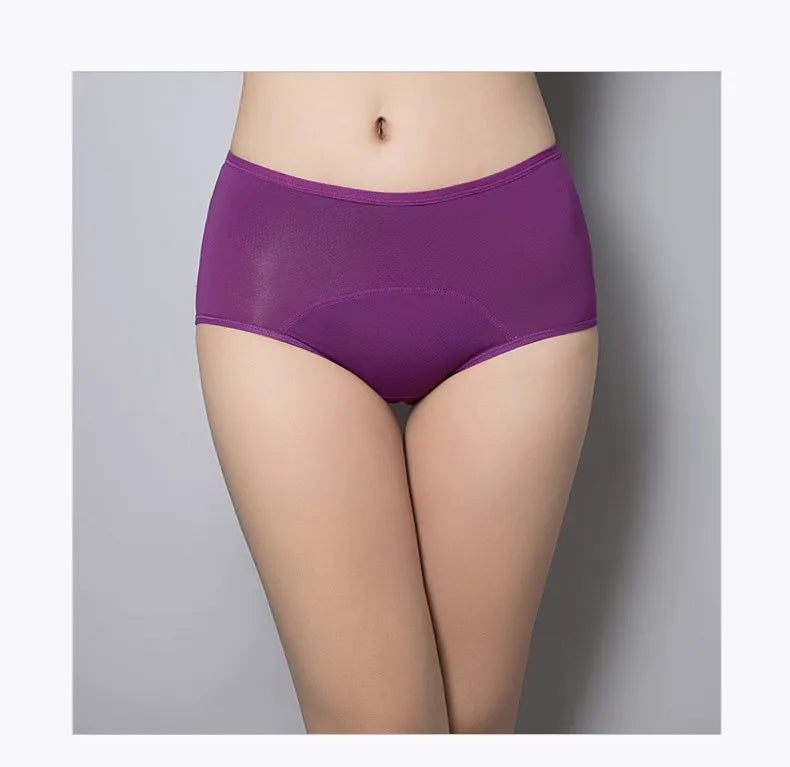 5pcs/Set Menstrual Panties Women Sexy Pants Leak Proof Incontinence Underwear Period Proof Cotton Briefs High Waist Warm Female