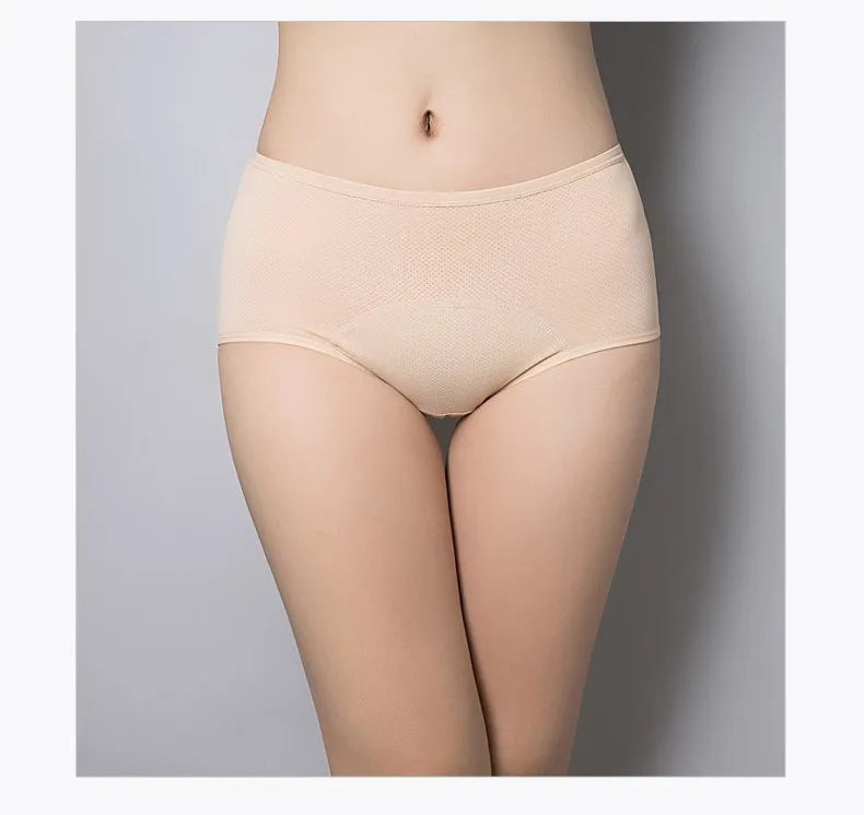 5pcs/Set Menstrual Panties Women Sexy Pants Leak Proof Incontinence Underwear Period Proof Cotton Briefs High Waist Warm Female
