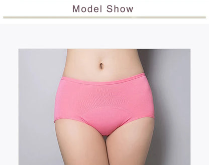 5pcs/Set Menstrual Panties Women Sexy Pants Leak Proof Incontinence Underwear Period Proof Cotton Briefs High Waist Warm Female
