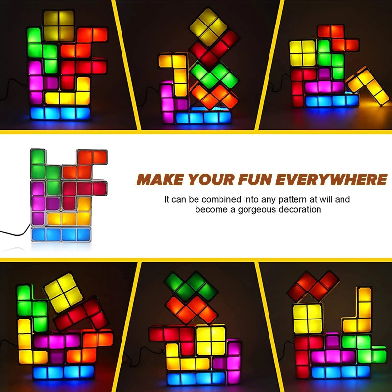 Dynamic LED Puzzle Night Light
