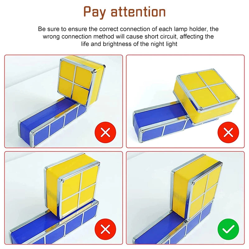 Dynamic LED Puzzle Night Light