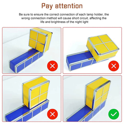 Dynamic LED Puzzle Night Light